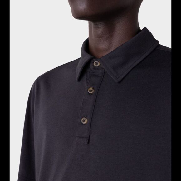 686 Men’s Everywhere Tech Polo Black Polo Shirt Size-Medium - Picture 4 of 13